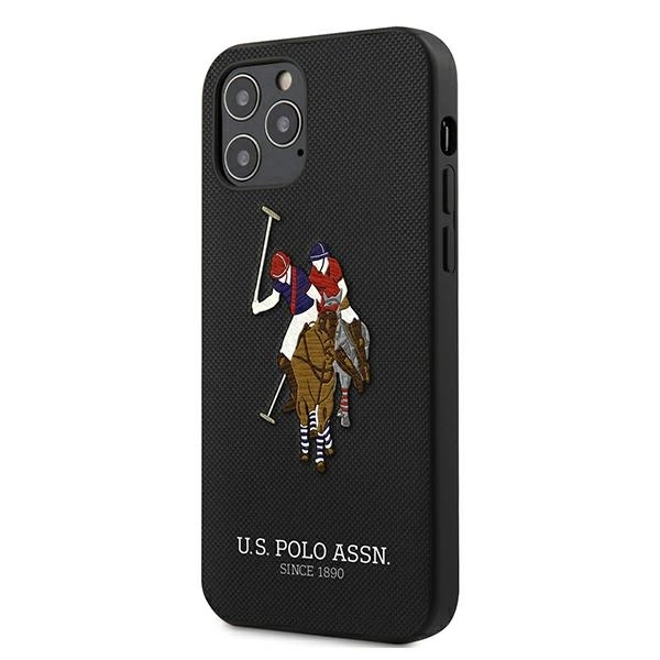 US Polo USHCP12MPUGFLBK iPhone 12/12 Pro 6.1" black/black Polo Embroidery Collectioneng