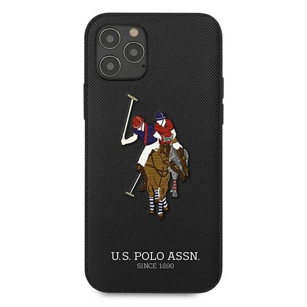 US Polo USHCP12MPUGFLBK iPhone 12/12 Pro 6.1" black/black Polo Embroidery Collectioneng