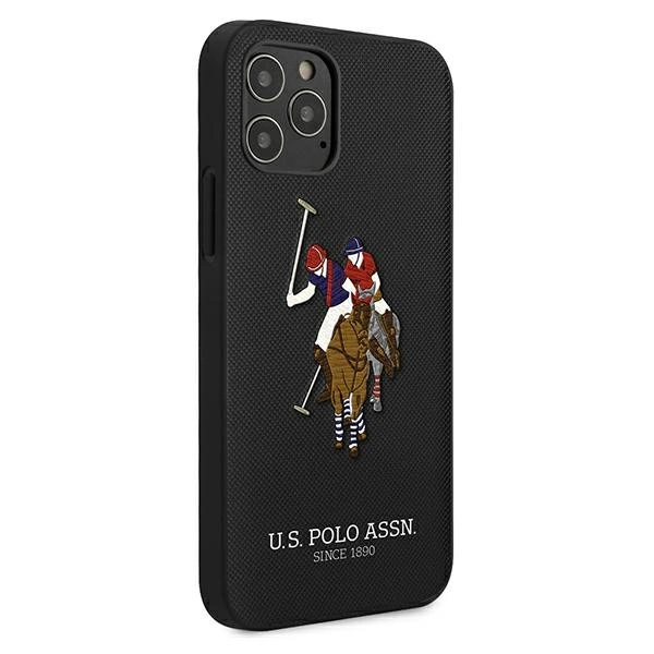 US Polo USHCP12MPUGFLBK iPhone 12/12 Pro 6.1" black/black Polo Embroidery Collectioneng