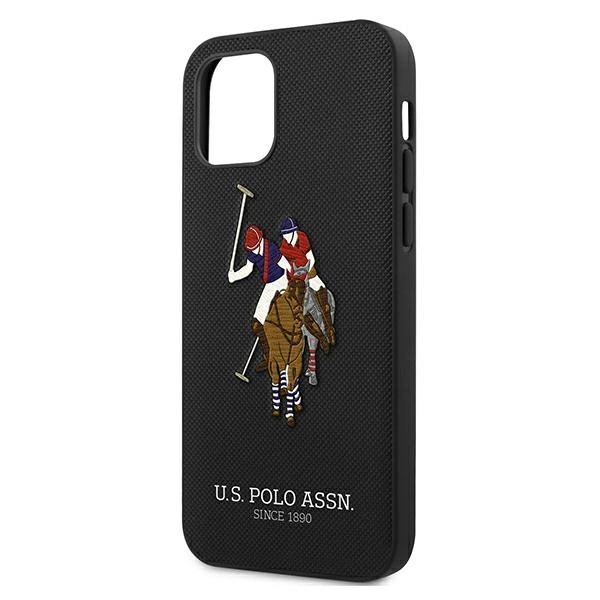 US Polo USHCP12MPUGFLBK iPhone 12/12 Pro 6.1" black/black Polo Embroidery Collectioneng