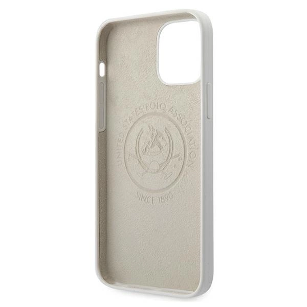 US Polo USHCP12MSLHRWH iPhone 12/12 Pro 6,1" biały/white Silicone Collectioneng