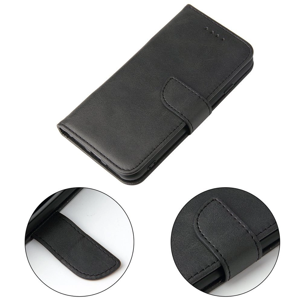 Magnet Case Elegant Case Cover Flip Cover iPhone SE 2022 / SE 2020 / iPhone 8 / iPhone 7 Blackeng