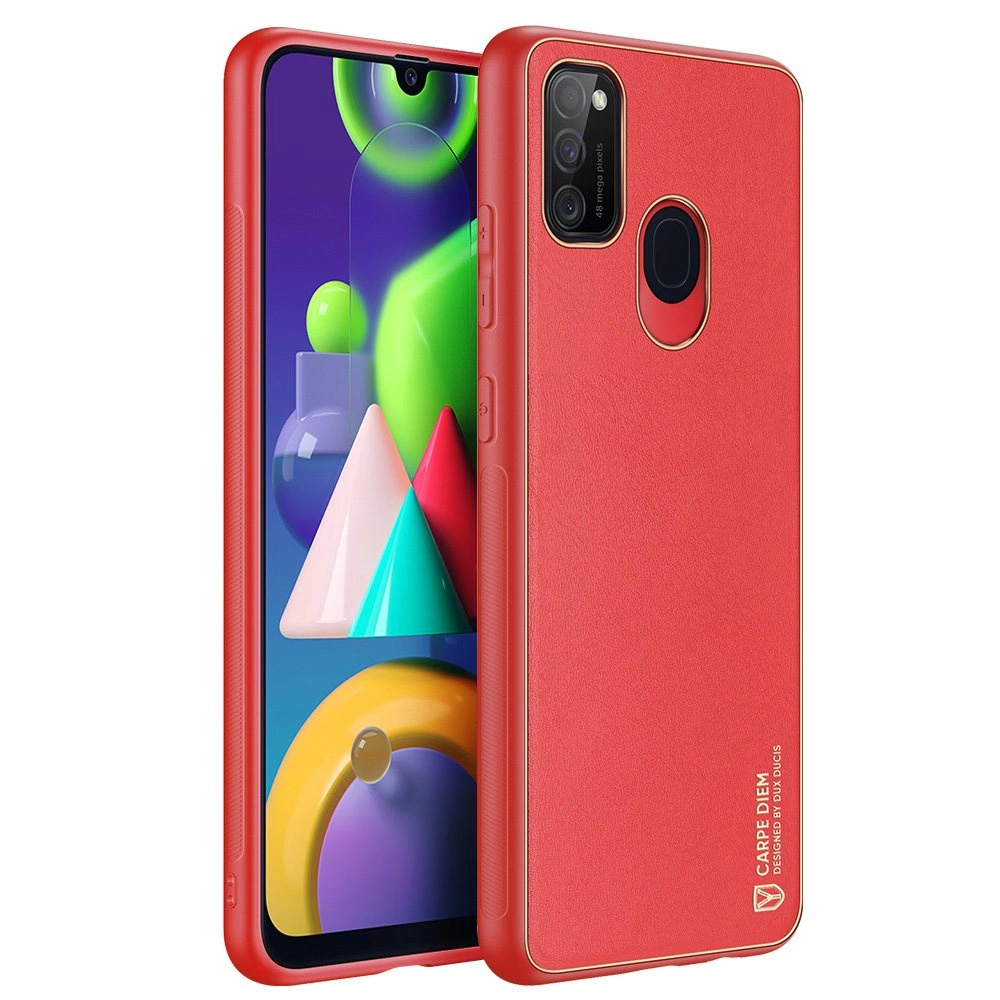 Dux Ducis Yolo elegant case made of soft TPU and PU leather for Samsung Galaxy M30s redeng