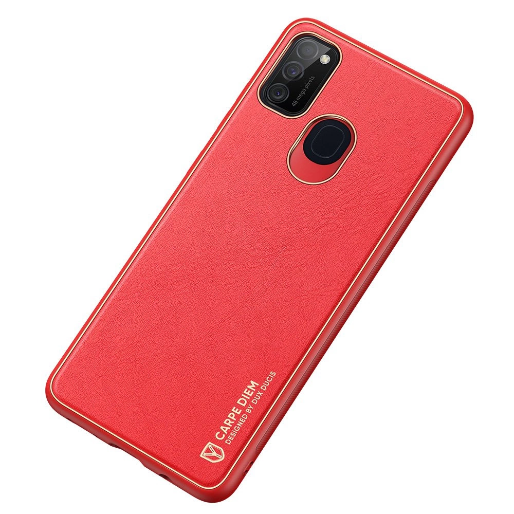 Dux Ducis Yolo elegant case made of soft TPU and PU leather for Samsung Galaxy M30s redeng