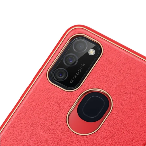 Dux Ducis Yolo elegant case made of soft TPU and PU leather for Samsung Galaxy M30s redeng