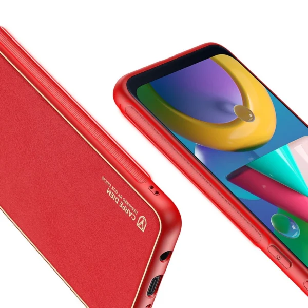 Dux Ducis Yolo elegant case made of soft TPU and PU leather for Samsung Galaxy M30s redeng