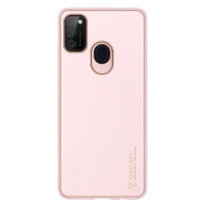 Dux Ducis Yolo elegant case made of soft TPU and PU leather for Samsung Galaxy M30s pinkeng