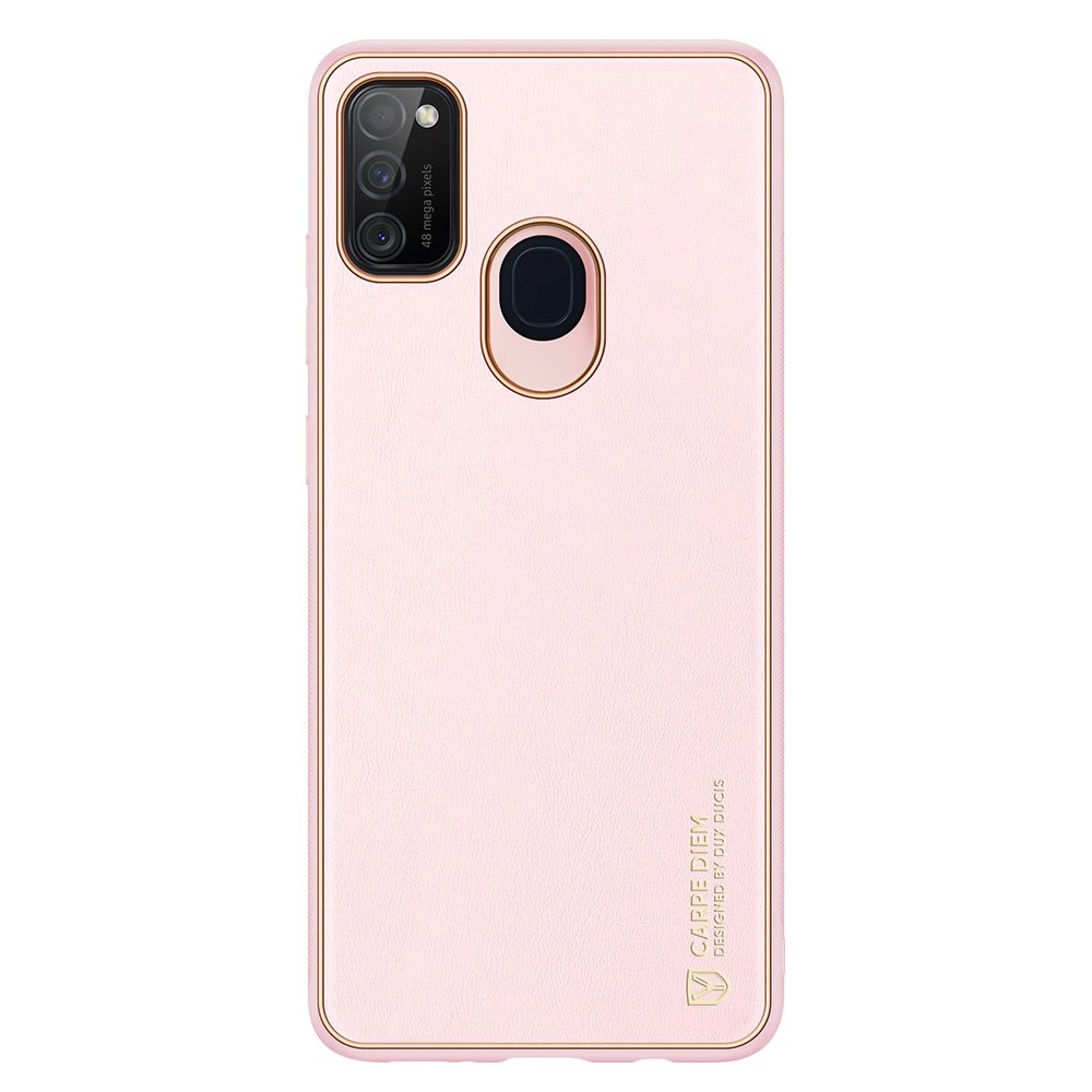 Dux Ducis Yolo elegant case made of soft TPU and PU leather for Samsung Galaxy M30s pinkeng