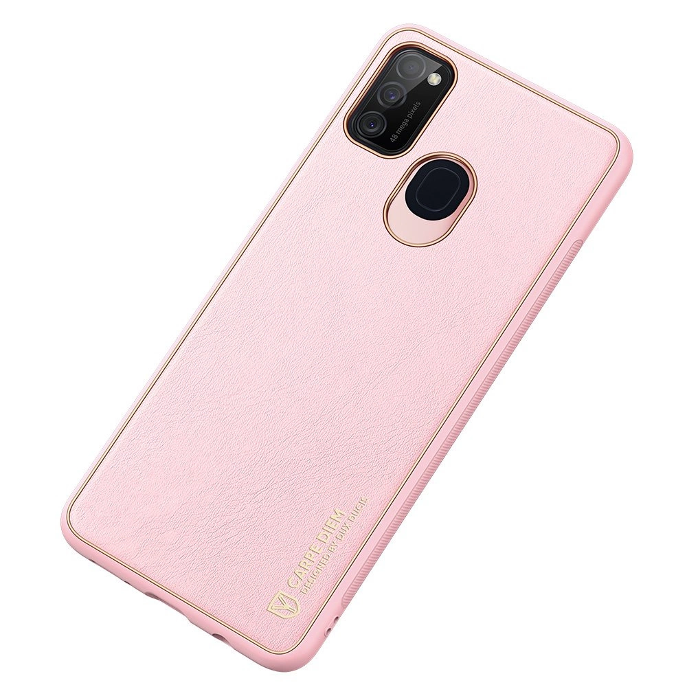 Dux Ducis Yolo elegant case made of soft TPU and PU leather for Samsung Galaxy M30s pinkeng