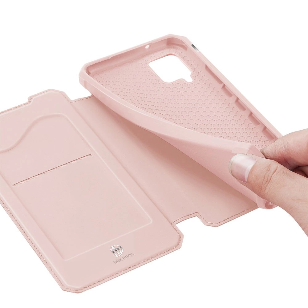DUX DUCIS Skin X Bookcase type case for Samsung Galaxy A42 5G pinkeng