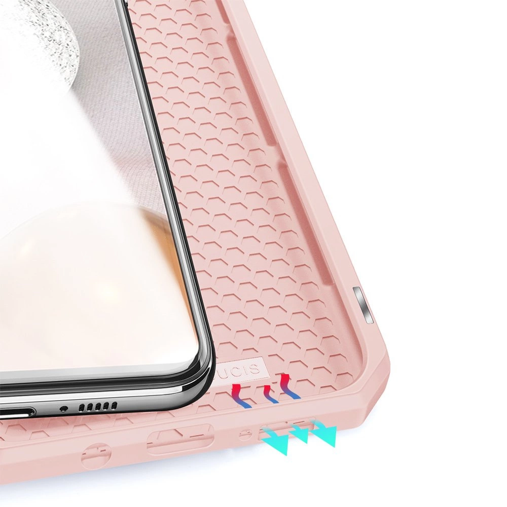 DUX DUCIS Skin X Bookcase type case for Samsung Galaxy A42 5G pinkeng