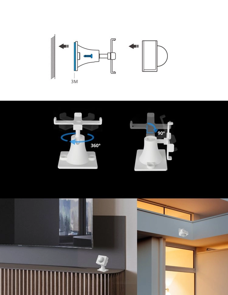 Sonoff stand self-adhesive holder for ZigBee motion sensoreng