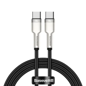 Baseus Cafule Series Metal Data USB-C / USB-C PD QC SCP 100W 5A 1 m cable - blackeng
