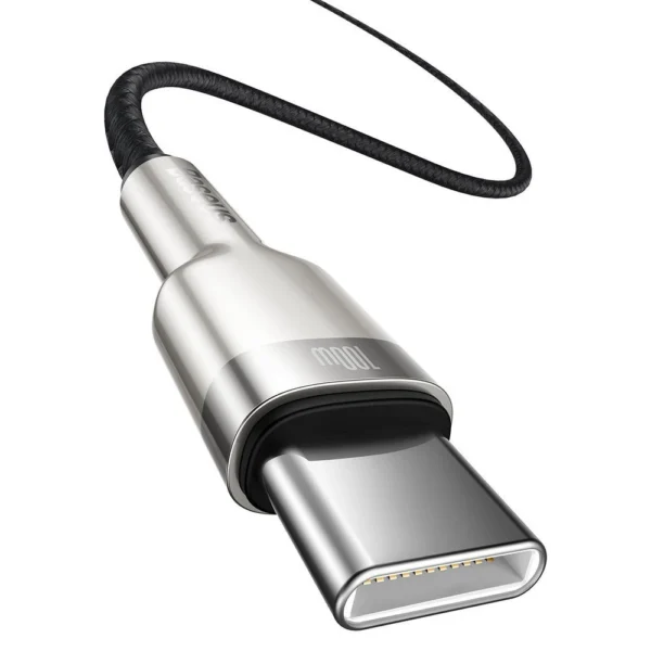 Baseus Cafule Series Metal Data USB-C / USB-C PD QC SCP 100W 5A 1 m cable - blackeng