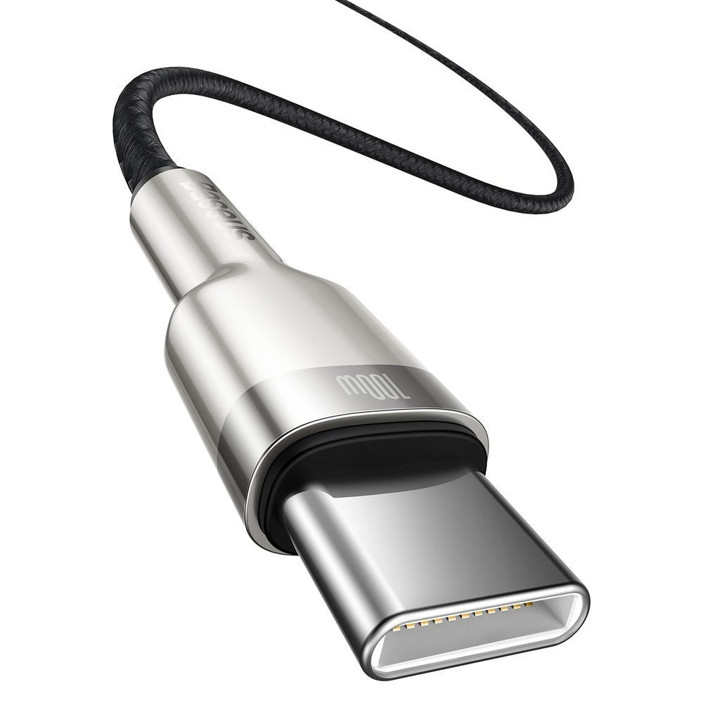 Baseus Cafule Series Metal Data USB-C / USB-C PD QC SCP 100W 5A 1 m cable - blackeng