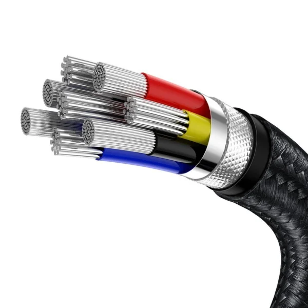 Baseus Cafule Series Metal Data USB-C / USB-C PD QC SCP 100W 5A 1 m cable - blackeng