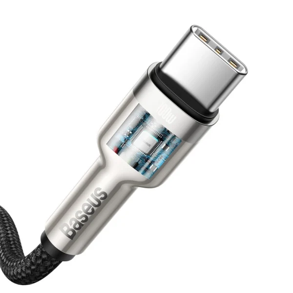 Baseus Cafule Series Metal Data USB-C / USB-C PD QC SCP 100W 5A 1 m cable - blackeng