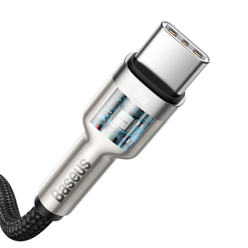 Baseus Cafule Series Metal Data USB-C / USB-C PD QC SCP 100W 5A 1 m cable - blackeng