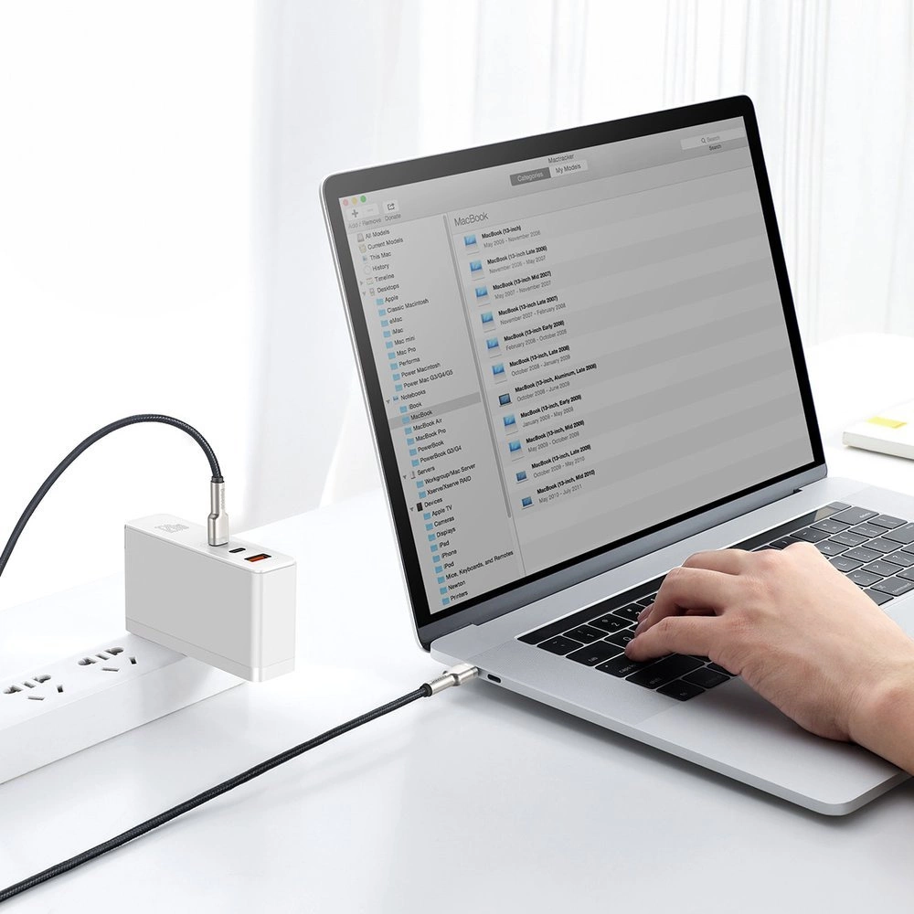 Baseus Cafule Series Metal Data USB-C / USB-C PD QC SCP 100W 5A 1 m cable - blackeng