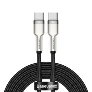 Baseus Cafule Series Metal Data USB-C / USB-C PD QC SCP 100W 5A 2 m cable - blackeng