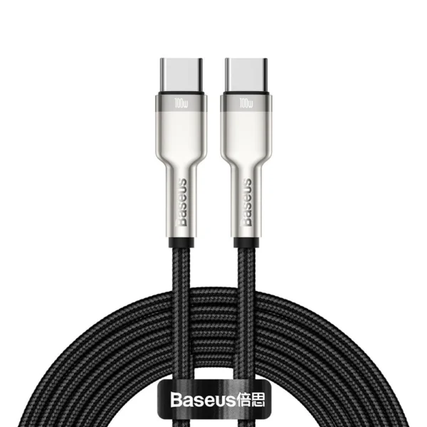 Baseus Cafule Series Metal Data USB-C / USB-C PD QC SCP 100W 5A 2 m cable - blackeng