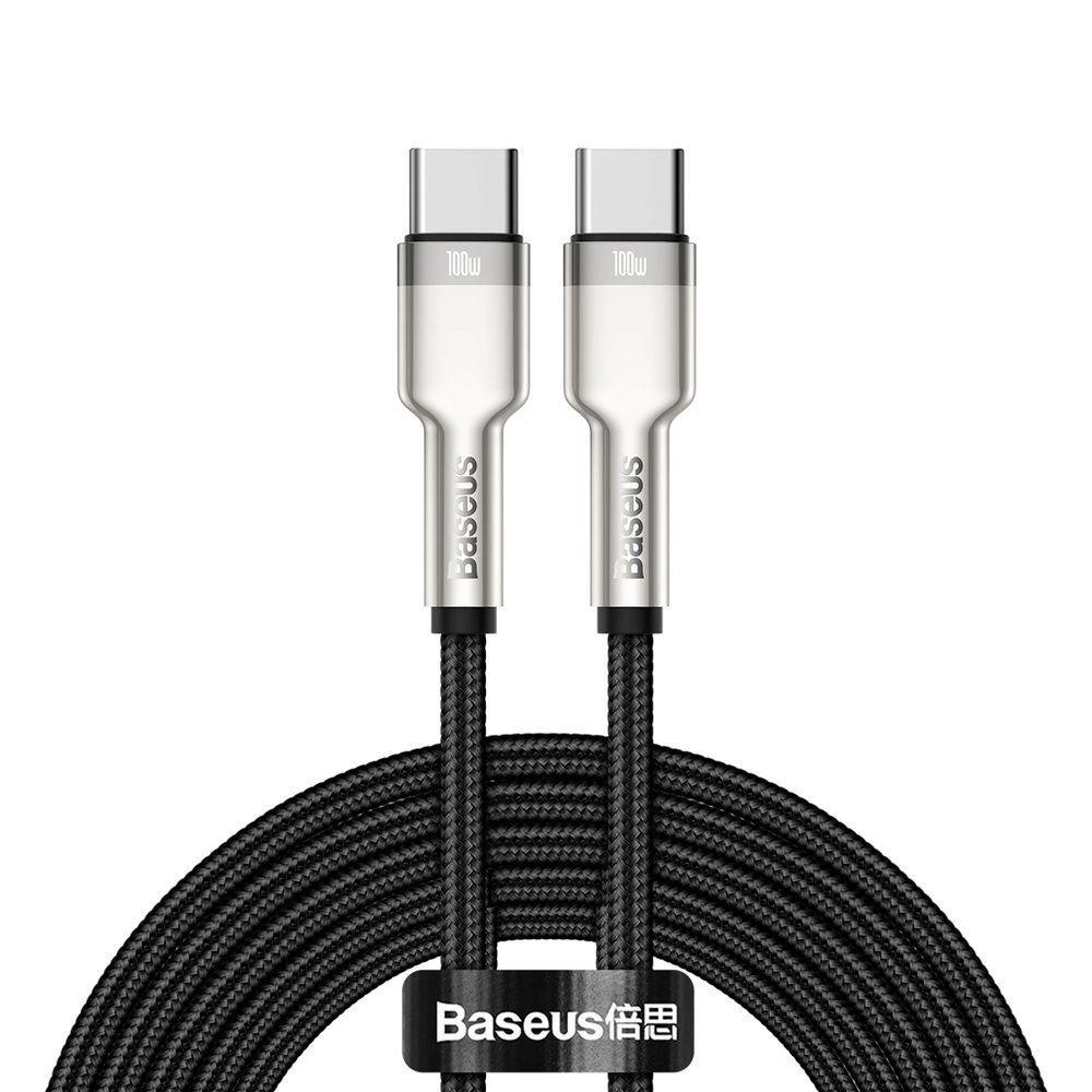 Baseus Cafule Series Metal Data USB-C / USB-C PD QC SCP 100W 5A 2 m cable - blackeng