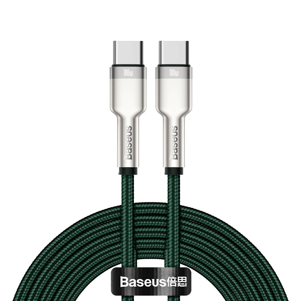 Baseus Cafule Series Metal Data USB-C / USB-C PD QC SCP 100W 5A 2 m cable - greeneng