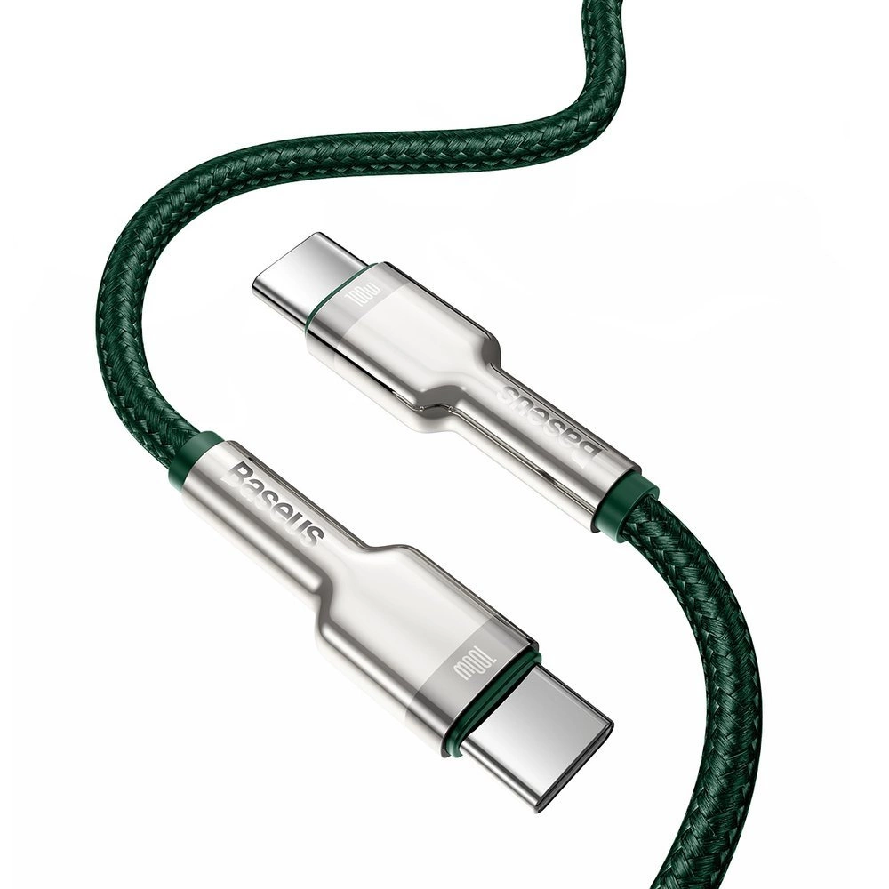 Baseus Cafule Series Metal Data USB-C / USB-C PD QC SCP 100W 5A 2 m cable - greeneng