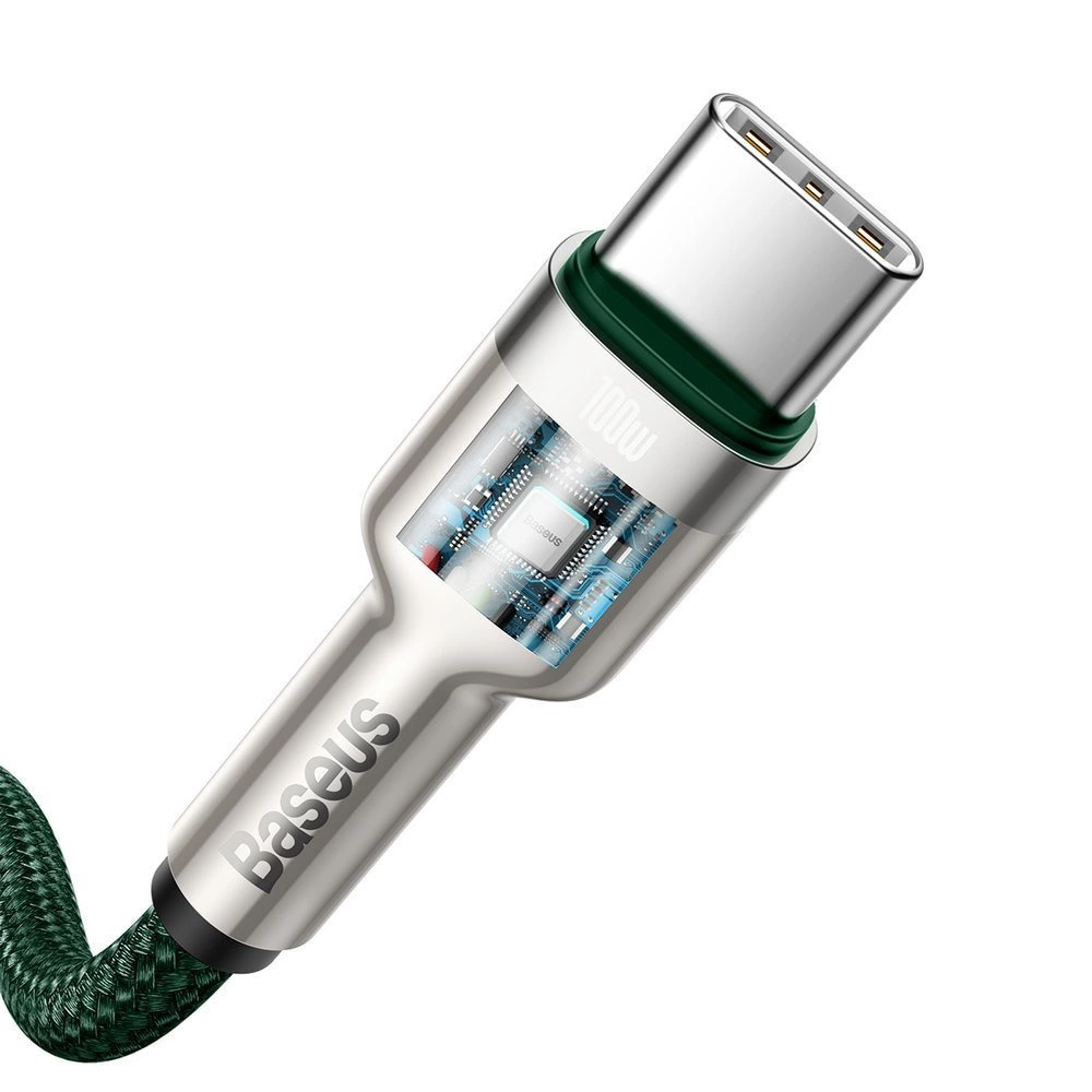 Baseus Cafule Series Metal Data USB-C / USB-C PD QC SCP 100W 5A 2 m cable - greeneng