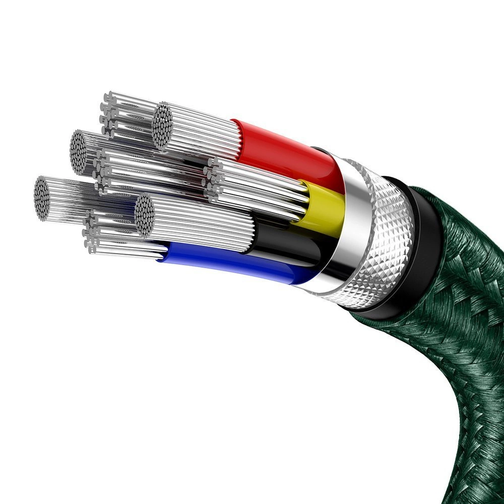 Baseus Cafule Series Metal Data USB-C / USB-C PD QC SCP 100W 5A 2 m cable - greeneng