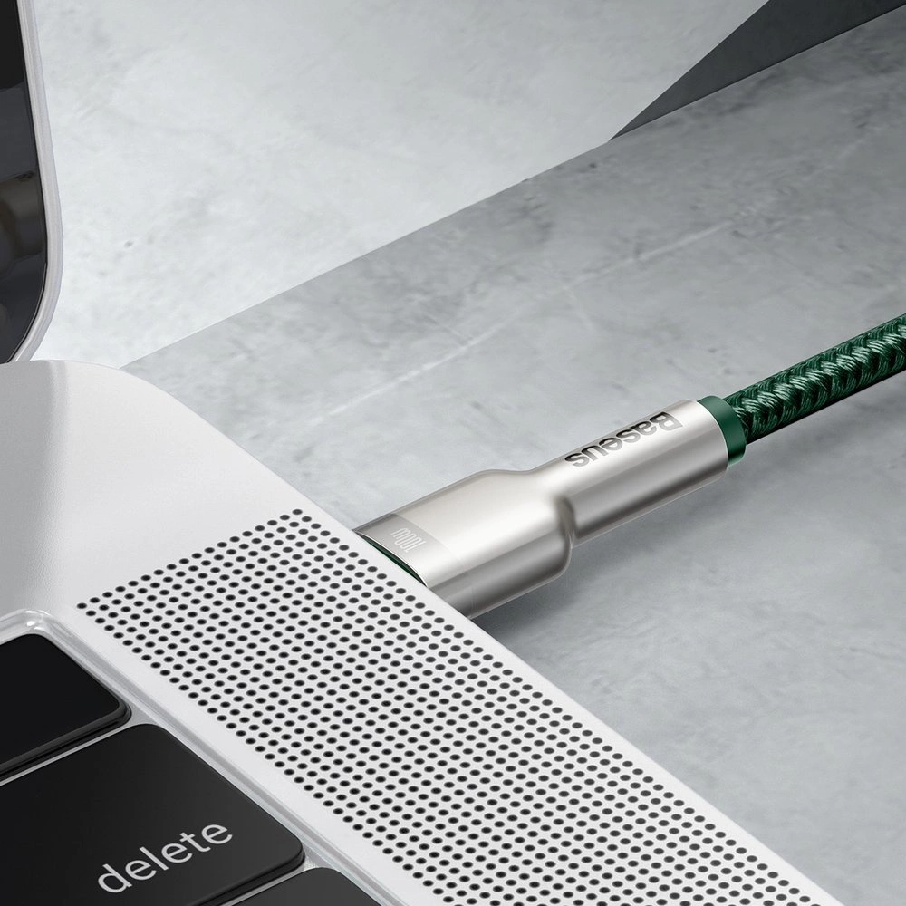 Baseus Cafule Series Metal Data USB-C / USB-C PD QC SCP 100W 5A 2 m cable - greeneng