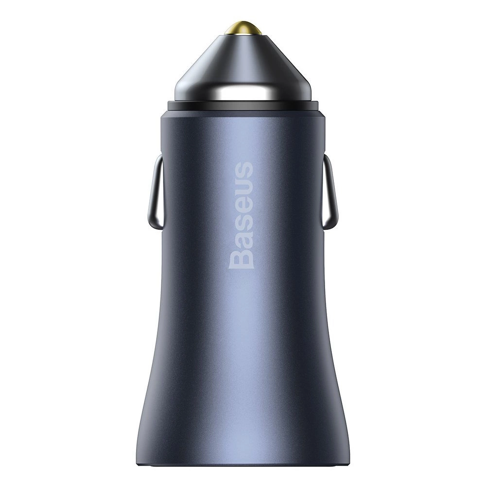 Baseus Golden Contactor Pro fast car charger USB Type C / USB 40 W Power Delivery 3.0 Quick Charge 4 + SCP FCP AFC gray (CCJD-0G)eng