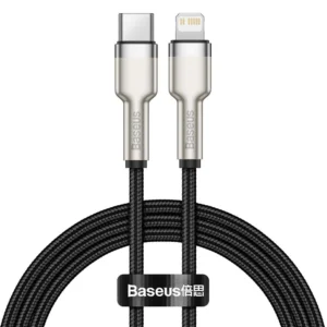 Baseus Cafule Series Metal Data USB-C / Lightning 20W PD cable 1 m - blackeng