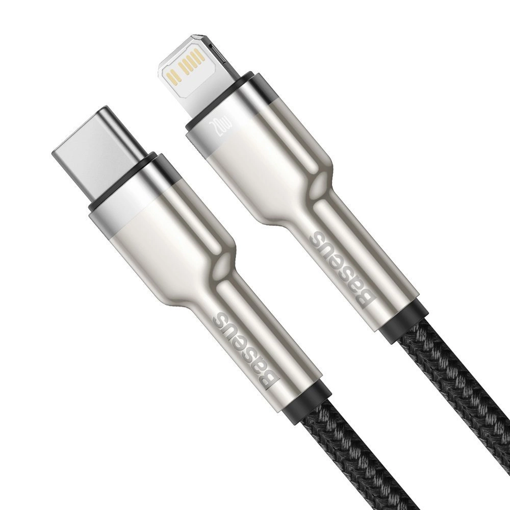 Baseus Cafule Series Metal Data USB-C / Lightning 20W PD cable 1 m - blackeng