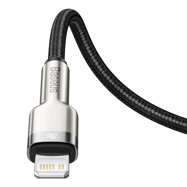 Baseus Cafule Series Metal Data USB-C / Lightning 20W PD cable 1 m - blackeng