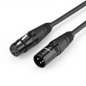 Ugreen AV130 66716 audio XLR (female) - XLR (male) cable for microphone / amplifier 1m - blackeng