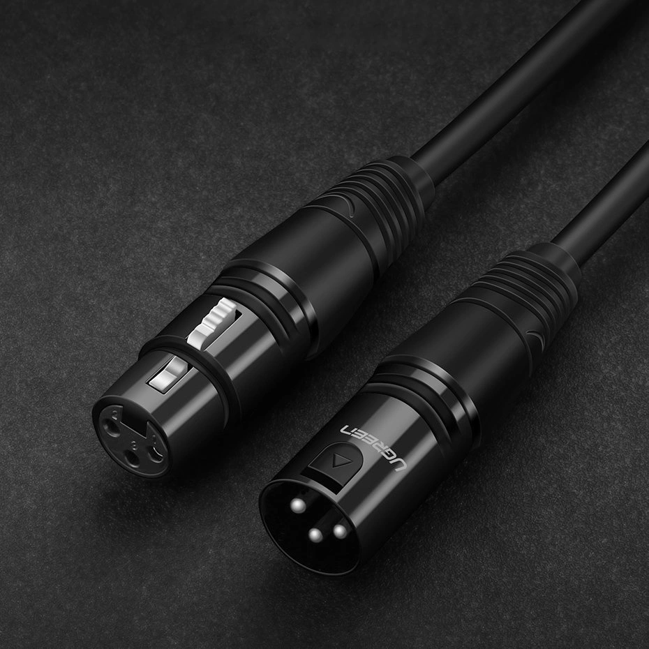 Ugreen AV130 66716 audio XLR (female) - XLR (male) cable for microphone / amplifier 1m - blackeng