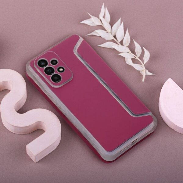 PIANO Book case for SAMSUNG S23 FE magenta