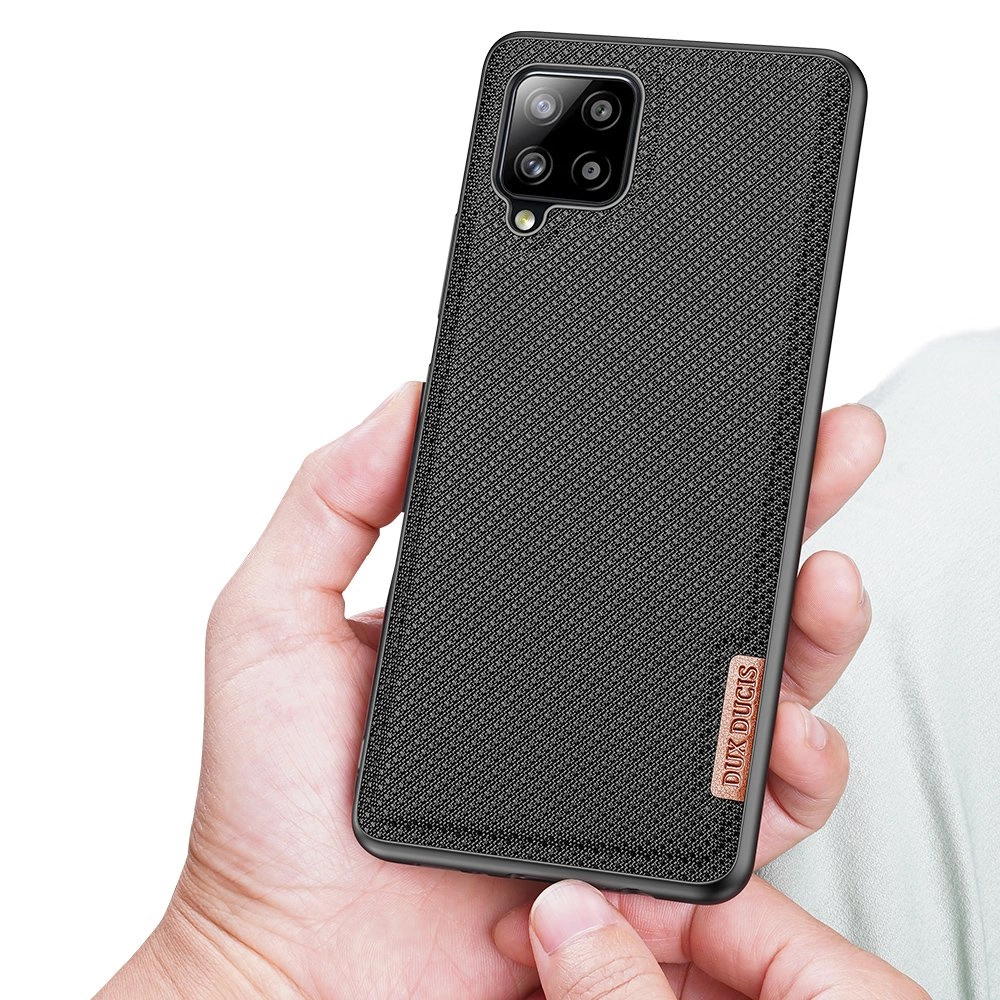 Dux Ducis Fino case covered with nylon material for Samsung Galaxy A42 5G blackeng