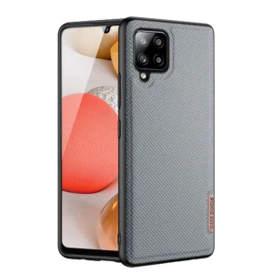 Dux Ducis Fino case covered with nylon material for Samsung Galaxy A42 5G grayeng