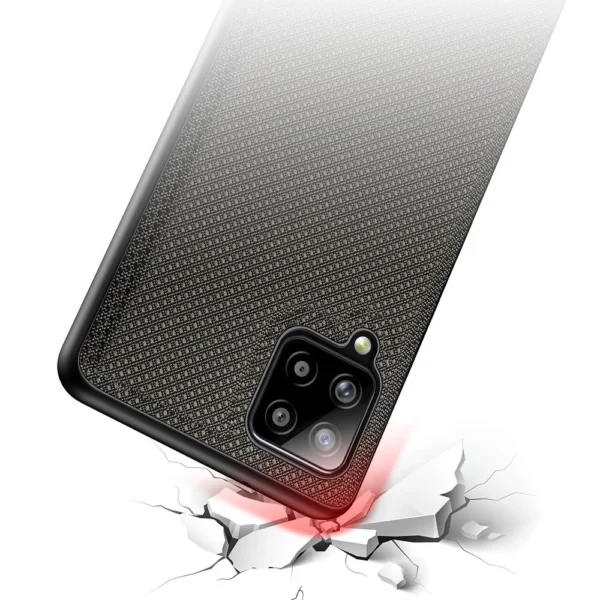 Dux Ducis Fino case covered with nylon material for Samsung Galaxy A42 5G greeneng