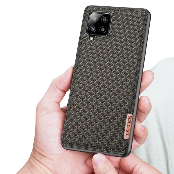 Dux Ducis Fino case covered with nylon material for Samsung Galaxy A42 5G greeneng