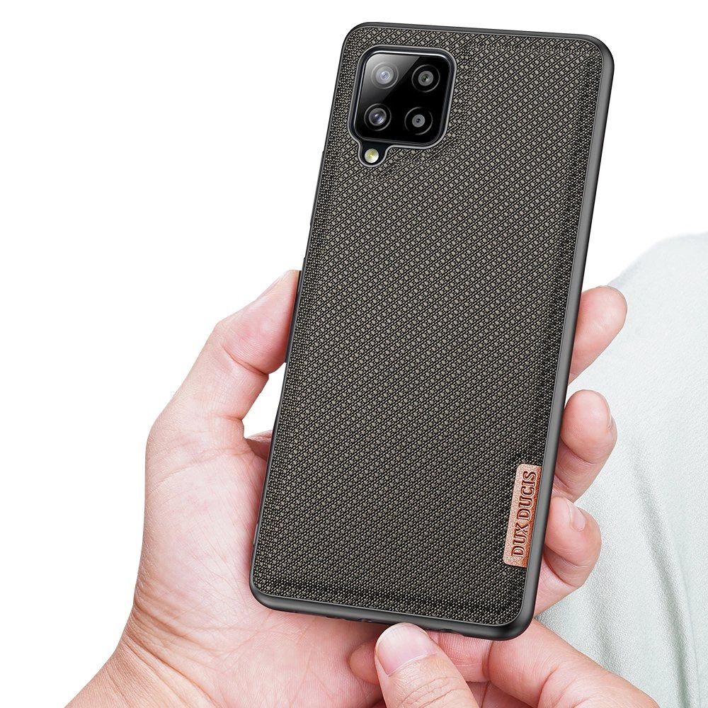 Dux Ducis Fino case covered with nylon material for Samsung Galaxy A42 5G greeneng