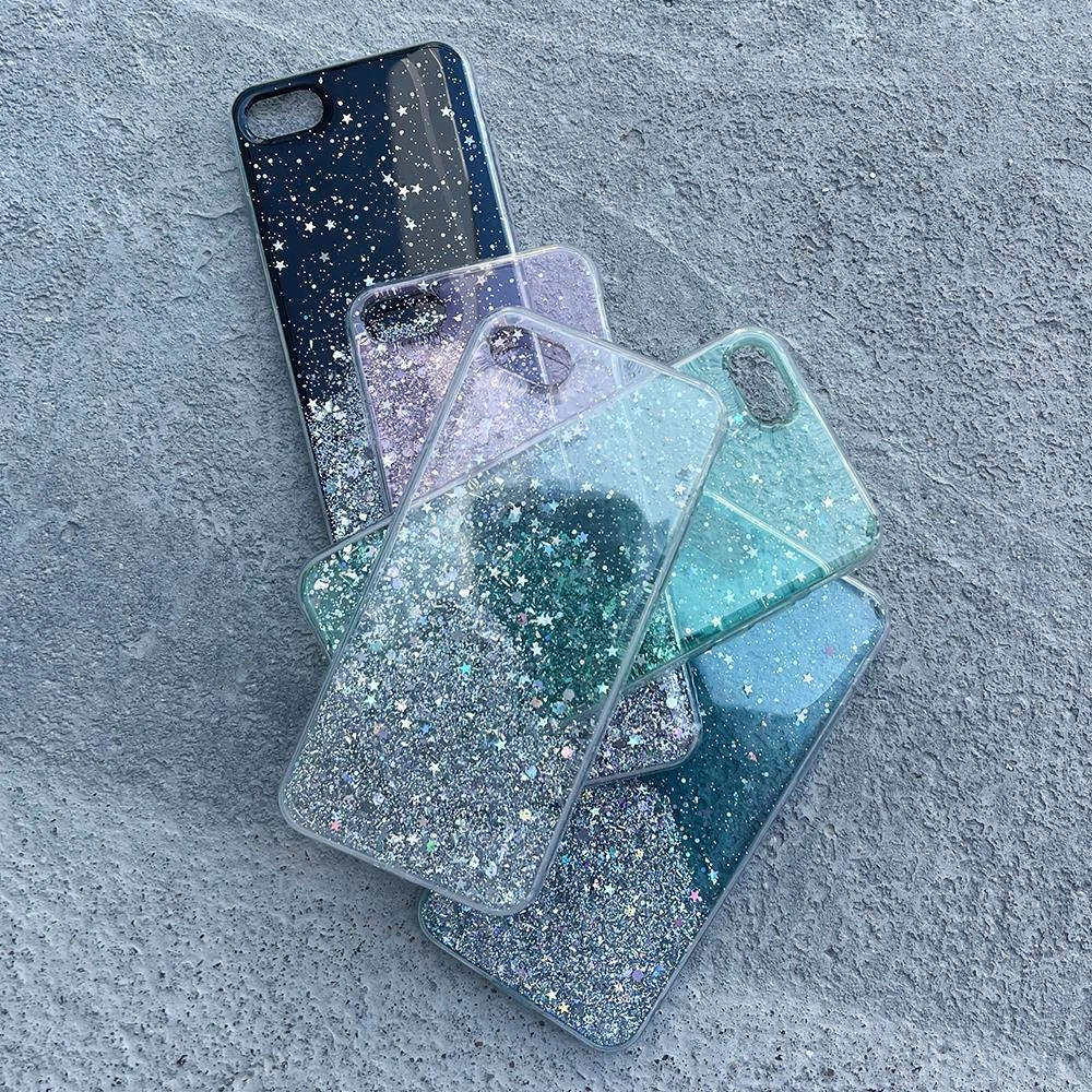 Wozinsky Star Glitter Shining Cover for Samsung Galaxy S21+ 5G (S21 Plus 5G) blackeng