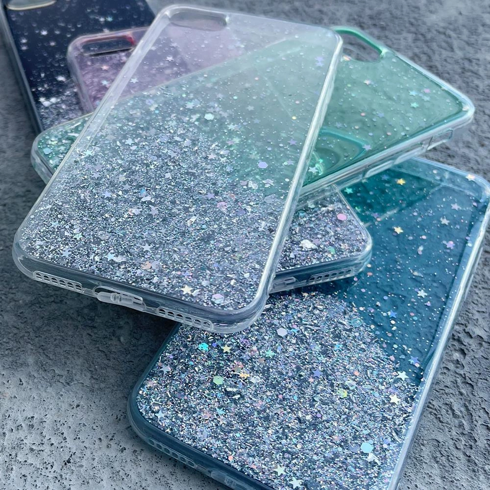 Wozinsky Star Glitter Shining Cover for Samsung Galaxy S21+ 5G (S21 Plus 5G) blackeng
