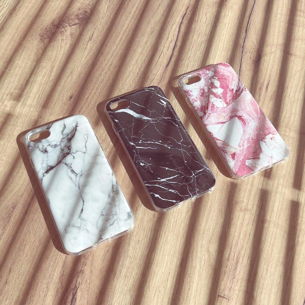 Wozinsky Marble TPU case cover for Samsung Galaxy S21+ 5G (S21 Plus 5G) blackeng