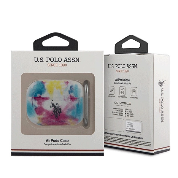 US Polo USACAPPCUSML AirPods Pro case multicolor Tie & Dye Collectioneng
