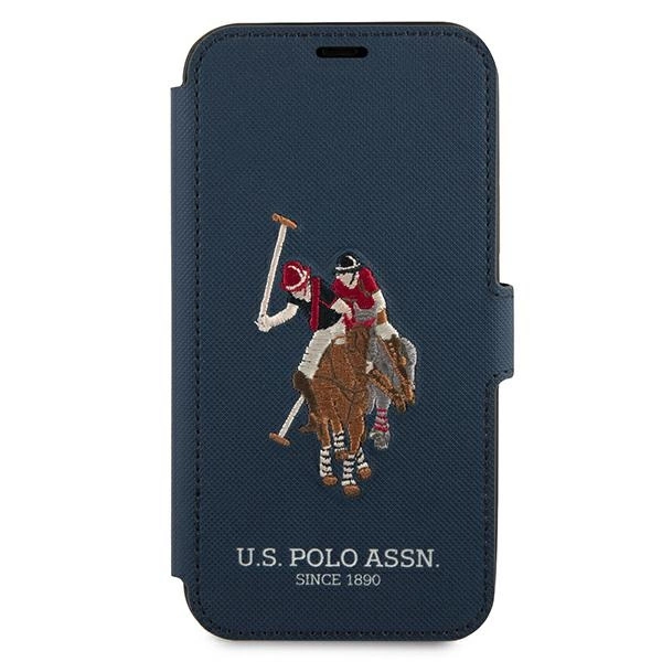 US Polo USFLBKP12LPUGFLNV iPhone 12 Pro Max 6,7" granatowy/navy book Polo Embroidery Collectioneng