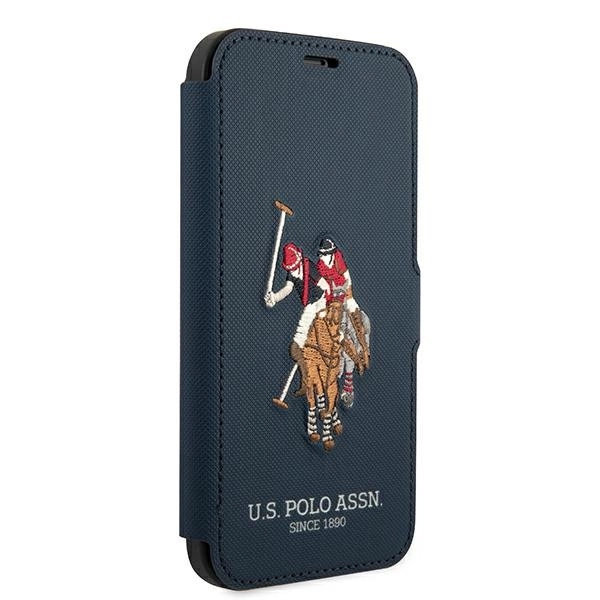 US Polo USFLBKP12LPUGFLNV iPhone 12 Pro Max 6,7" granatowy/navy book Polo Embroidery Collectioneng