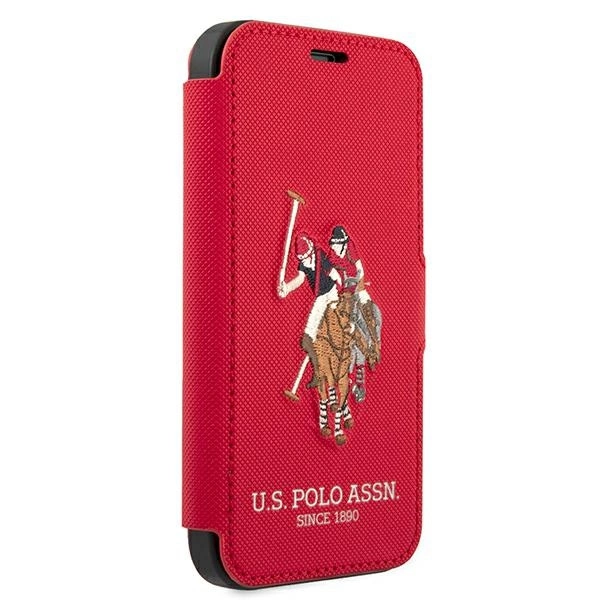 US Polo USFLBKP12LPUGFLRE iPhone 12 Pro Max 6,7" czerwony/red book Polo Embroidery Collectioneng